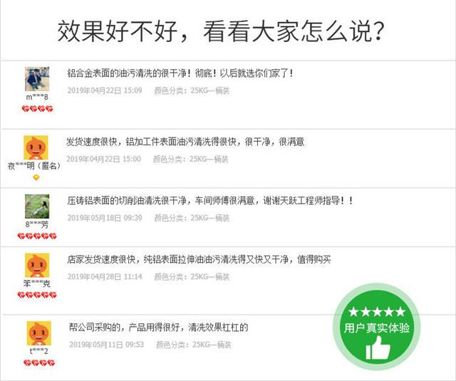 除蜡效果